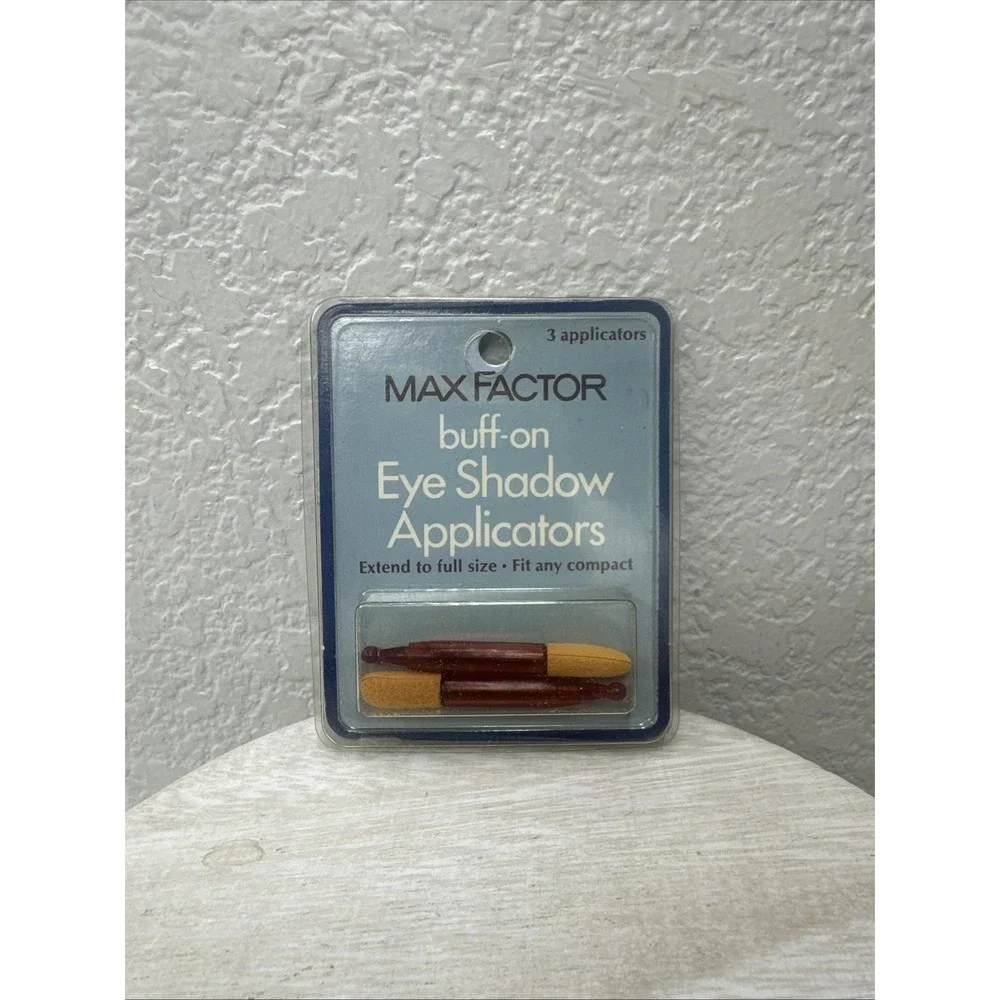 $25 🌙 Vtg 70s/ 80sMax Factor Eye Shadow Applicators‎ Box Collectible NEW